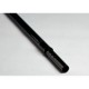 Telescopic wand, aluminium, black